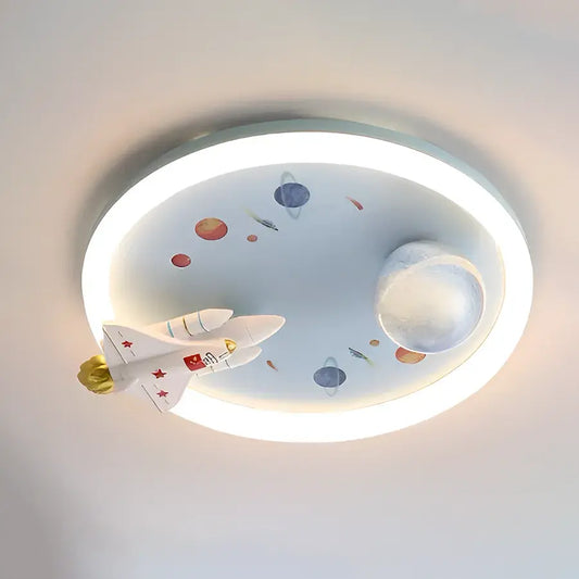 Lustre LED CONSTELATION 49W, Diamètre 49cm, Lumière Froide/Chaude/Neutre, Blanc Bleu