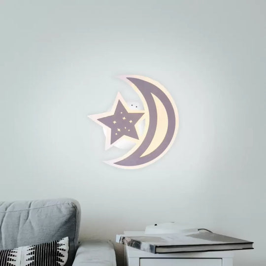 Lustre LED ELLY 36W, Lune et Étoile, Lumière Froide/Chaude/Neutre, Lustre LED Marron Default Title Alessandro Design
