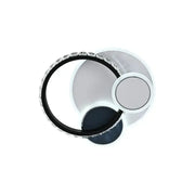 Lustre LED en cristal GELLA 48W, Rond, Lumière Froide/Chaude/Neutre, Noir Blanc