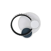 Lustre LED en cristal GELLA 48W, Rond, Lumière Froide/Chaude/Neutre, Noir Blanc