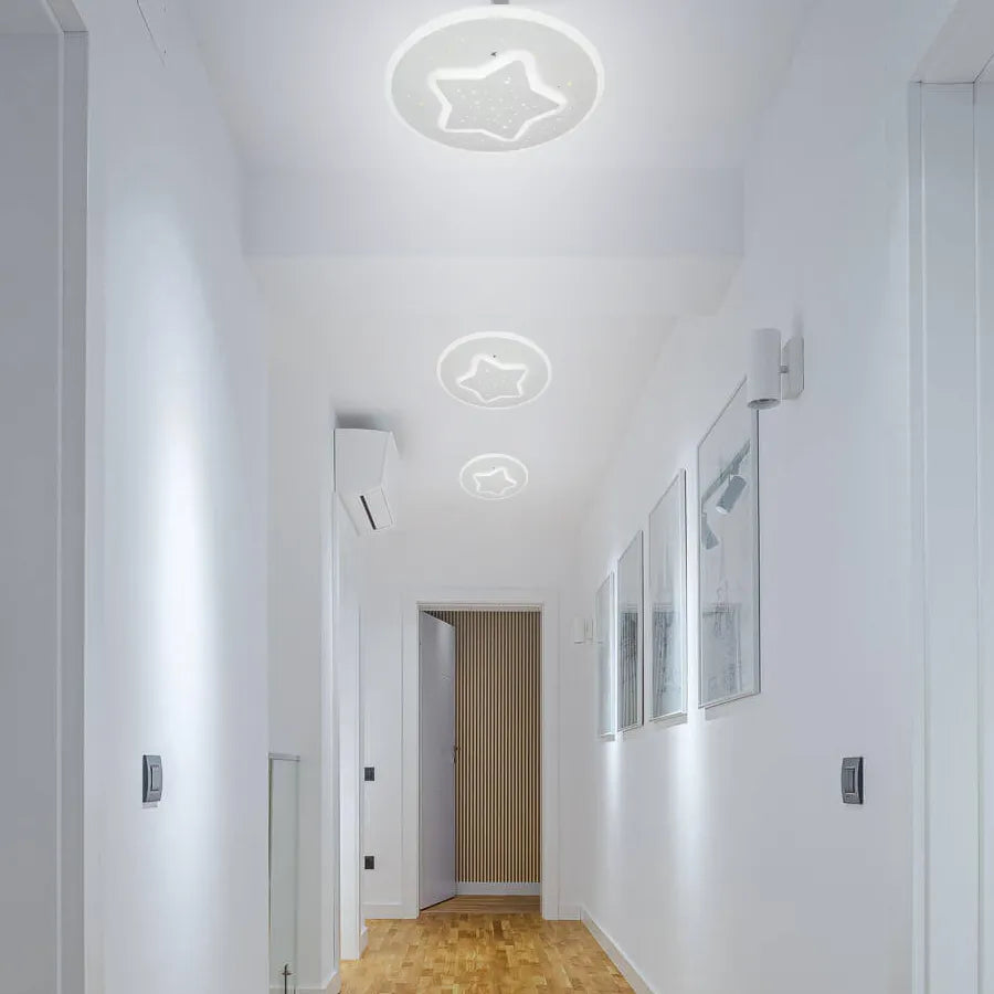 Lustre LED HEATH STEA, 35W, Diamètre 20cm, Lumière neutre, Blanc