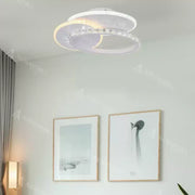 Lustre LED avec cristal HOLLANCE 24W, 3 éléments, Lumière Froid/Chaud/Neutre, Blanc
