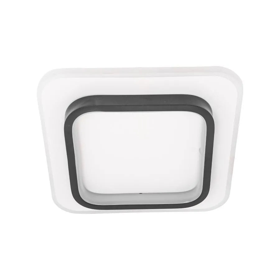 Lustre LED KHAI 20W, Lumière Froid/Chaud/Neutre, Noir Blanc
