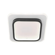 Lustre LED KHAI 20W, Lumière Froid/Chaud/Neutre, Noir Blanc