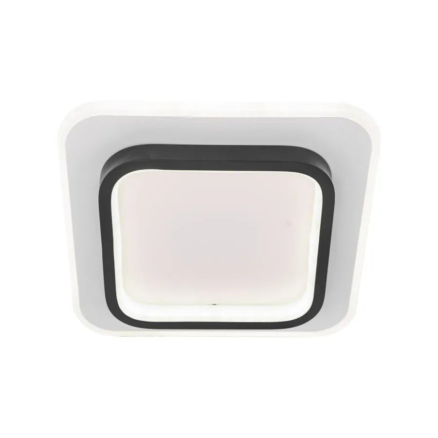 Lustre LED KHAI 20W, Lumière Froid/Chaud/Neutre, Noir Blanc
