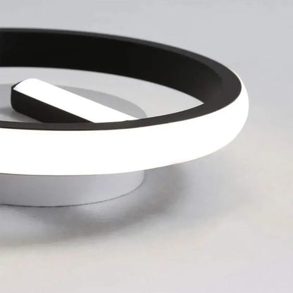 Lustre LED VICTORIA 19W, Rond, Lumière Froide/Chaude/Neutre, Noir Blanc