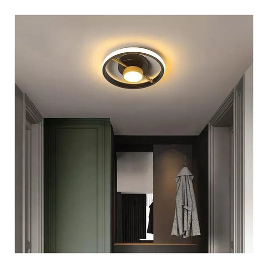 KEIKO Lustre LED 46W, Lumière Froide/Chaude/Neutre, Noir