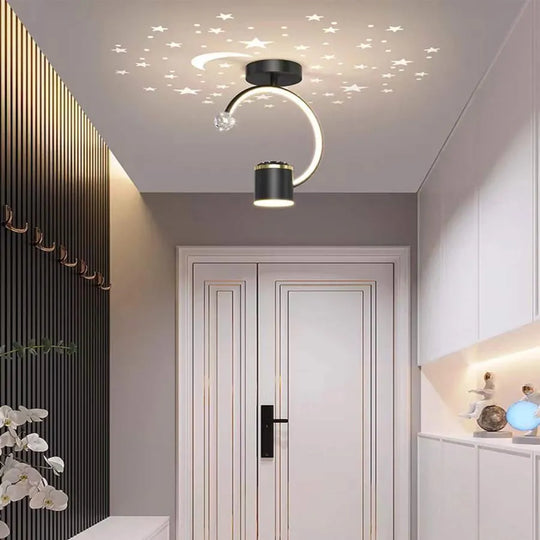 Lustre LED KENYA 34W, Lumière Froide/Chaude/Neutre, Lustre LED Noir Default Title Alessandro Design
