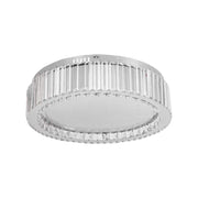 Lustre LED avec télécommande et cristal MADOX 60W, Lumière Froid/Chaud/Neutre, Dimmable, Argent