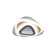 Lustre LED NEXA Triangle 3D 36W, Blanc, Lumière Froid/Chaude/Neutre