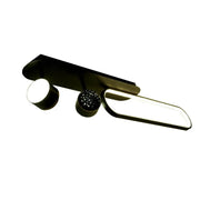 MEISSUN Lustre LED 44W, Linéaire, Lumière Froide/Chaude/Neutre, Noir