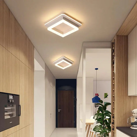 Lustre LED MODERNE 26W, taille 19,5x19,5, carré, lumière froide/chaude/neutre, lustre LED blanc Titre par défaut Alessandro Design