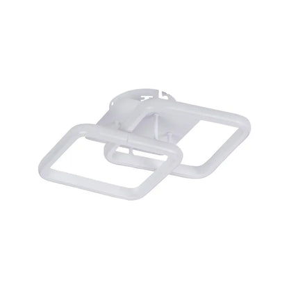 Lustre LED LILIA 20W, 2 Carrés, Lumière Froide/Chaude/Neutre, Blanc