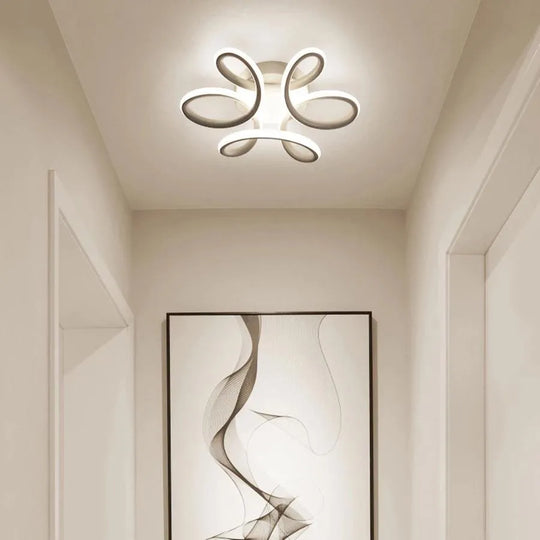 PANZEA Lustre LED 36W, Lumière Froide/Chaude/Neutre, Blanc