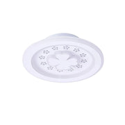 Lustre CLOVER LED RGB ROSE 24W, Lumière Froide/Chaude/Neutre, Blanc