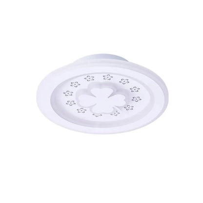 Lustre CLOVER LED RGB ROSE 24W, Lumière Froide/Chaude/Neutre, Blanc