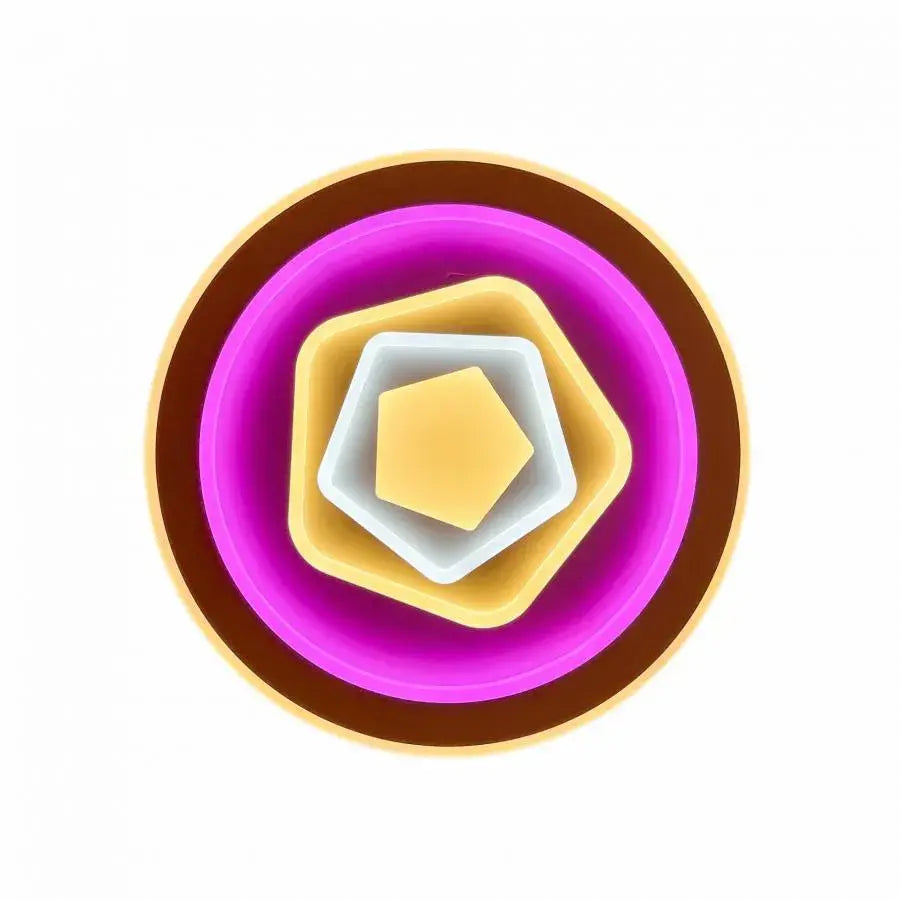 Lustre LED avec télécommande MEIRA RGB, 180W, Lumière Froide/Chaude/Neutre, Gradable, Blanc