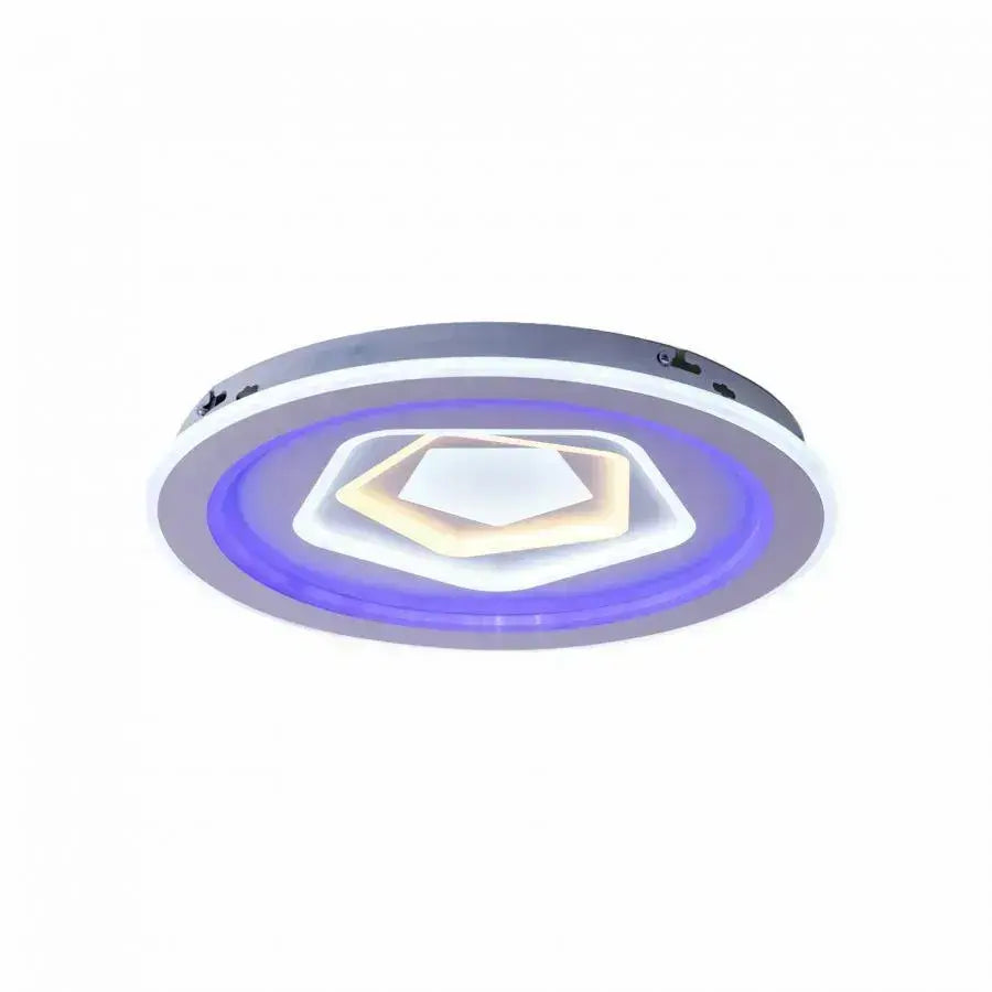 Lustre LED avec télécommande MEIRA RGB, 180W, Lumière Froide/Chaude/Neutre, Gradable, Blanc