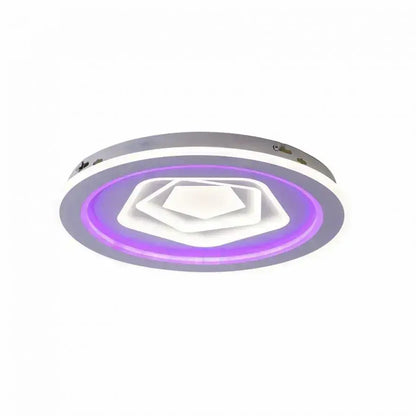 Lustre LED avec télécommande MEIRA RGB, 180W, Lumière Froide/Chaude/Neutre, Gradable, Blanc
