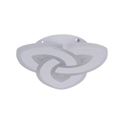 SAGEATA Lustre LED 48W, Diamètre 20cm, Lumière Froide/Chaude/Neutre, Blanc