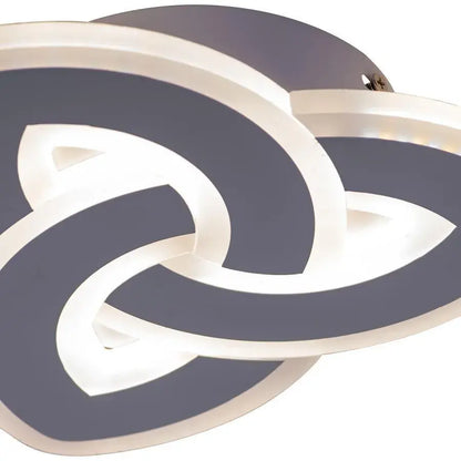 SAGEATA Lustre LED 48W, Diamètre 20cm, Lumière Froide/Chaude/Neutre, Blanc