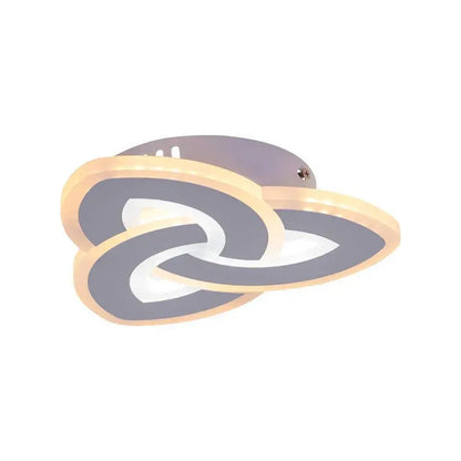 SAGEATA Lustre LED 48W, Diamètre 20cm, Lumière Froide/Chaude/Neutre, Blanc