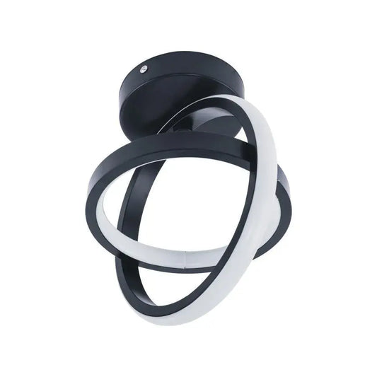 Lustre LED VERTEX GYRO 42W, Lumière Froid/Chaud/Neutre, Noir