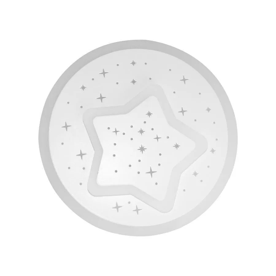 Lustre LED HEATH STEA, 35W, Diamètre 20cm, Lumière neutre, Blanc