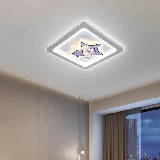 Lustre LED KATHLEEN RGB 15W, Lumière chaude/neutre, Blanc