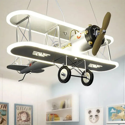 Lustre LED suspendu AVION 148W, Lumière Froide/Chaude/Neutre, Argent