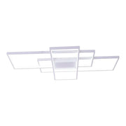 Lustre LED avec télécommande LANDEN 184W, 3 éléments, Lumière Froide/Chaude/Neutre, Dimmable, Blanc