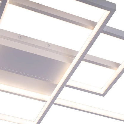 Lustre LED avec télécommande LANDEN 184W, 3 éléments, Lumière Froide/Chaude/Neutre, Dimmable, Blanc