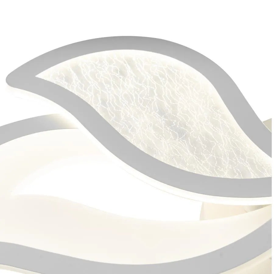 Lustre LED avec télécommande KYLEN 144W, 6 éléments, Lumière Froide/Chaude/Neutre, Dimmable, Blanc