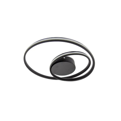 Lustre LED avec télécommande VECTOR ARCADIA 56W, Lumière Froide/Chaude/Neutre, Dimmable, Noir