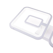 Lustre LED avec télécommande FELIX 87W, 3 Carrés, Lumière Froide/Chaude/Neutre, Dimmable, Blanc