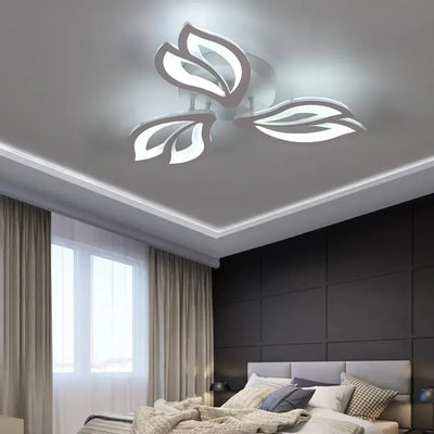 Lustre LED avec télécommande LILY 40W, 3 Éléments, Lumière Froide/Chaude/Neutre, Dimmable, Blanc