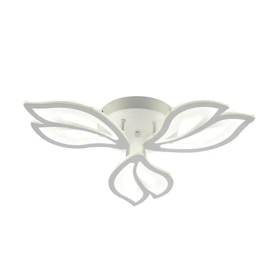 Lustre LED avec télécommande LILY 40W, 3 Éléments, Lumière Froide/Chaude/Neutre, Dimmable, Blanc