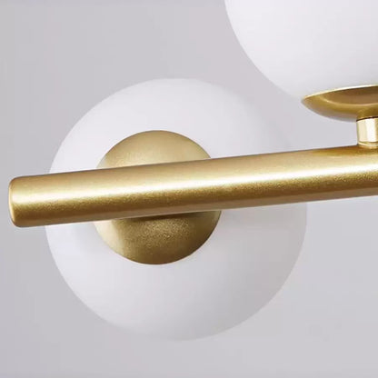 Lustre à ampoule moderne LOFT Pavilion, 7x G9, Or, Métal, Hauteur réglable