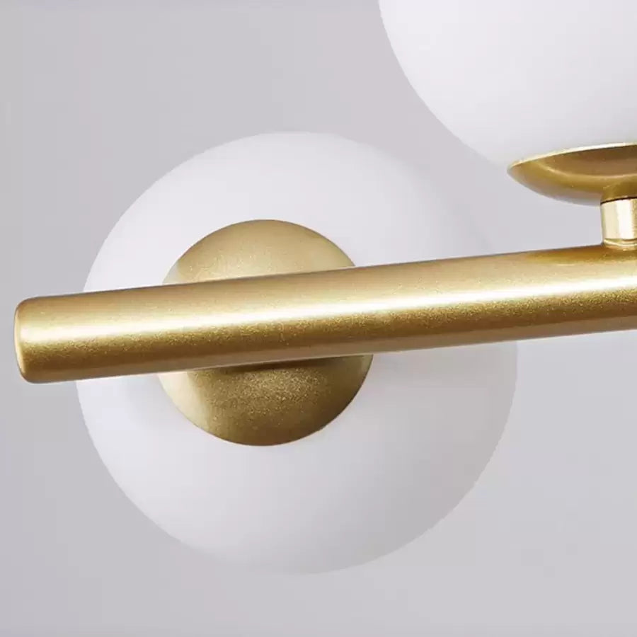 Lustre à ampoule moderne LOFT Pavilion, 7x G9, Or, Métal, Hauteur réglable