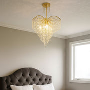 Lustre en cristal CONWY Eleganza, 4xE27, diamètre 47cm, doré