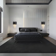 BLOIS Piccolo Lustre en cristal, 2xE14, Noir