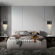 BLOIS Piccolo Lustre en cristal, 2xE14, Noir