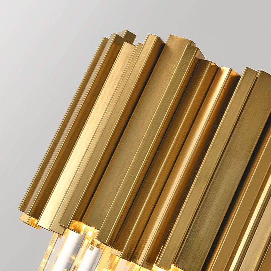 BLOIS Piccolo Lustre en cristal, 2xE14, Doré