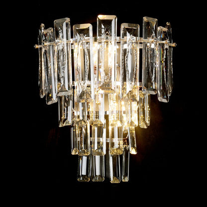 Applique en cristal BELMONTE, 3x E14, Transparent