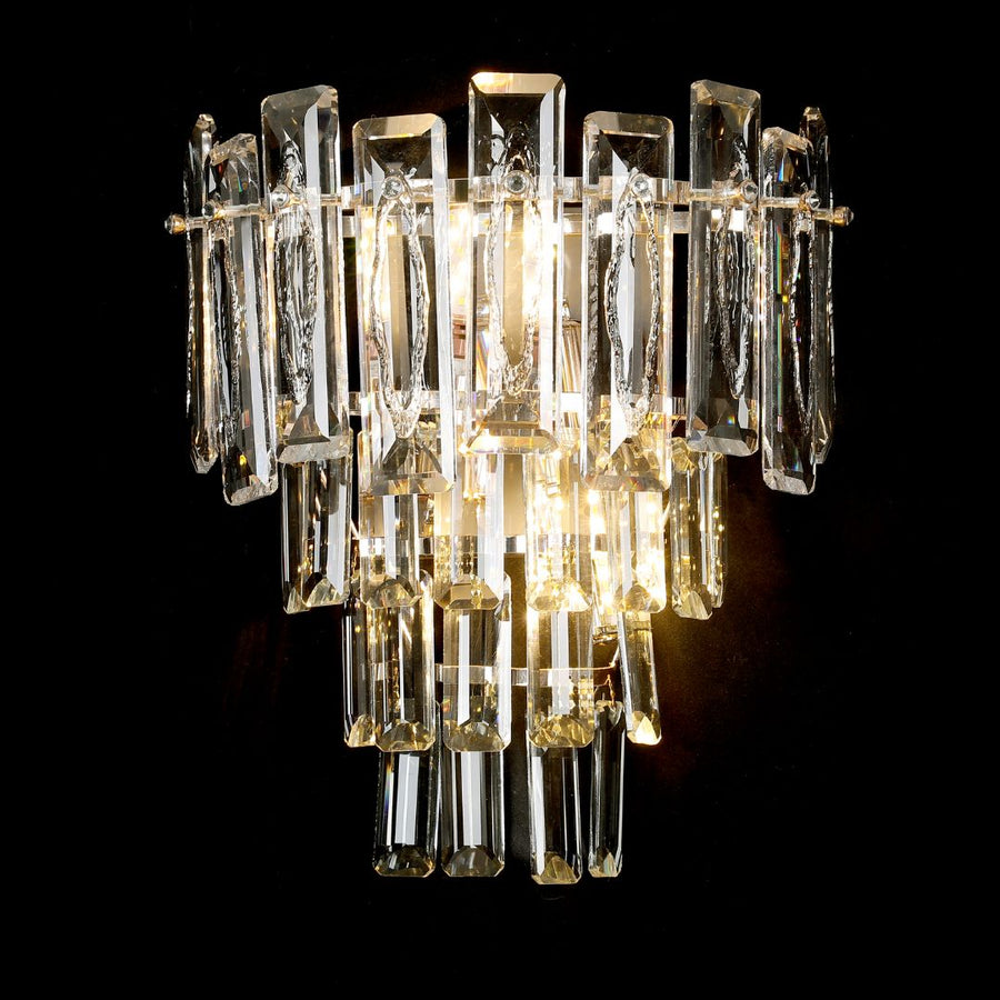 Applique en cristal BELMONTE, 3x E14, Transparent