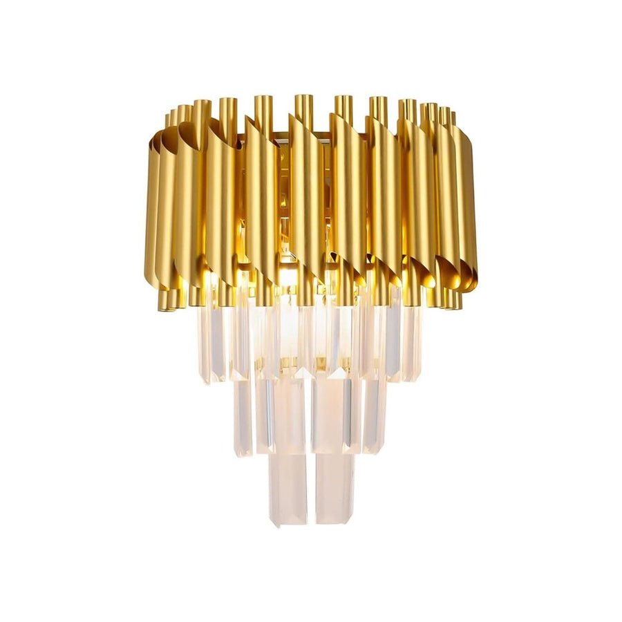 VERSAILLES Lustre Piccolo en Cristal, 2xE14, Doré