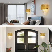 VERSAILLES Lustre Piccolo en Cristal, 2xE14, Doré