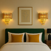 VERSAILLES Lustre Piccolo en Cristal, 2xE14, Doré