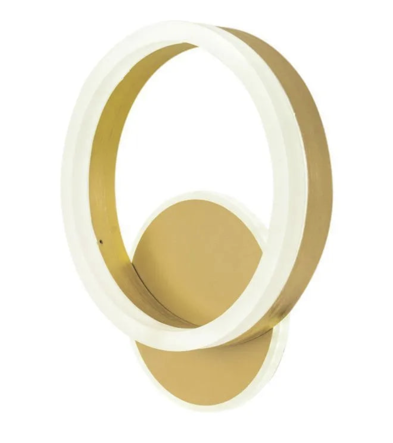 Applique LED Dario, 33W, Lumière Froide/Chaude/Neutre, Or