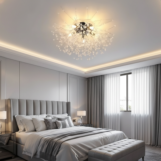 Lustre en cristal RONDO Vivace, 8x G9, diamètre 60cm, lustres en cristal chromé brillant titre par défaut Alessandro Design